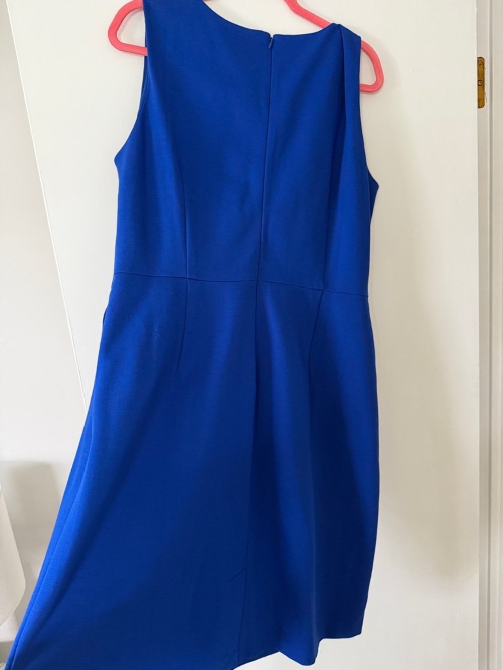 Lands' End Sleeveless Cobalt Blue Sheath Dress - Picture 4 of 5